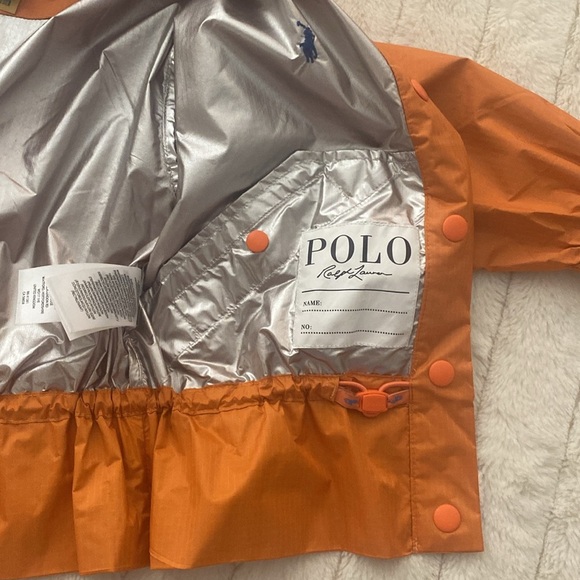 Polo Ralph Lauren New Orange Windbreaker 5 - Picture 9 of 10